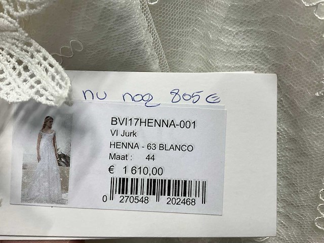 29 bruidsjurken villais (totaalprijs) - afbeelding 40 van  62
