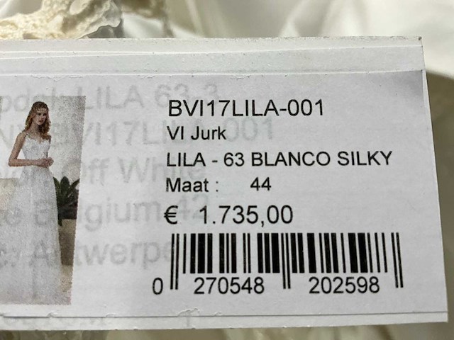 29 bruidsjurken villais (totaalprijs) - afbeelding 57 van  62