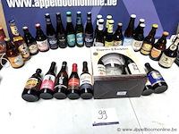 29 div flesjes bier, wo. chimay, kasteelbier - afbeelding 1 van  3