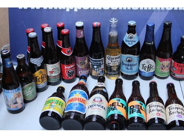 29 div flesjes bier, wo. leffe, jupiler - afbeelding 2 van  4