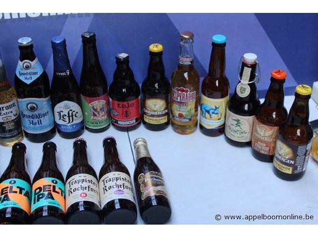 29 div flesjes bier, wo. leffe, jupiler - afbeelding 3 van  4