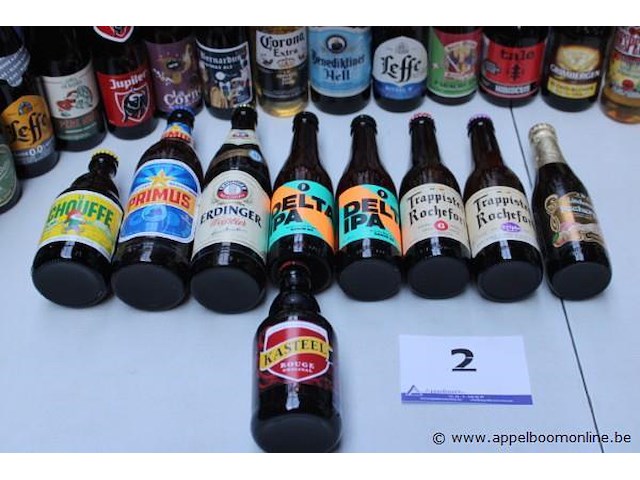 29 div flesjes bier, wo. leffe, jupiler - afbeelding 4 van  4
