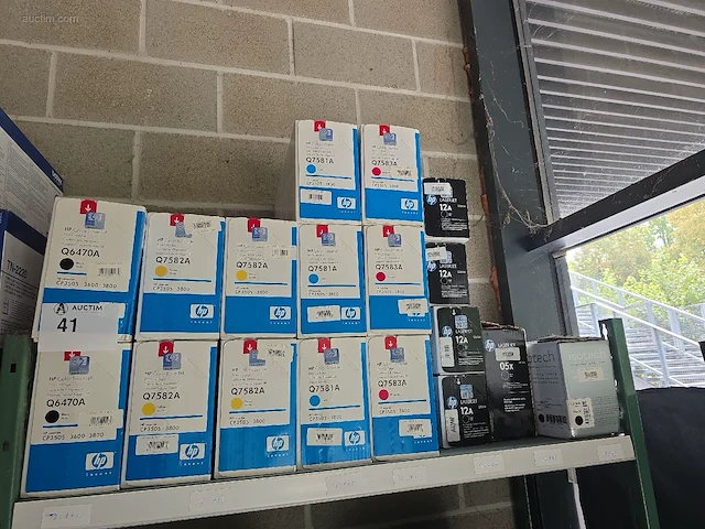 (29x) diverse toners & cartridges brother, hp - afbeelding 1 van  9