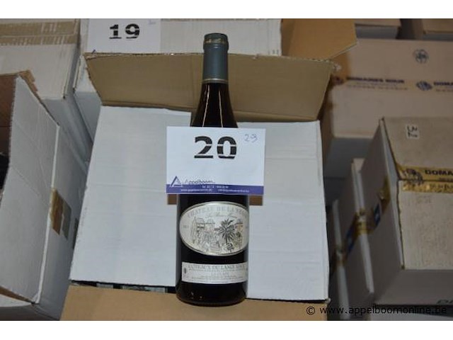 29x fles rode wijn, château de la negly, la brise marine 2013, coteaux du languedoc la clape, 750ml - afbeelding 1 van  3