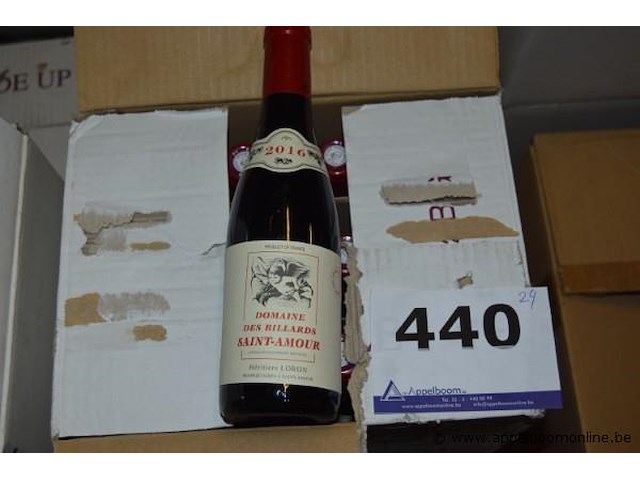 29x fles rode wijn, domaine des billards, saint-amour, 2016, 75cl - afbeelding 1 van  2