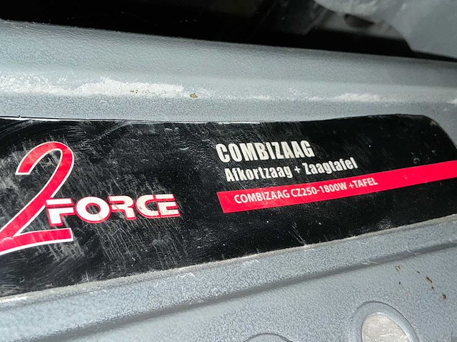 2force cz250 tafelcirkelzaagmachine - afbeelding 3 van  3