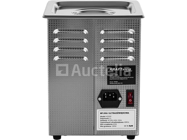 2l kraft&dele ultrasone reiniger - afbeelding 4 van  4
