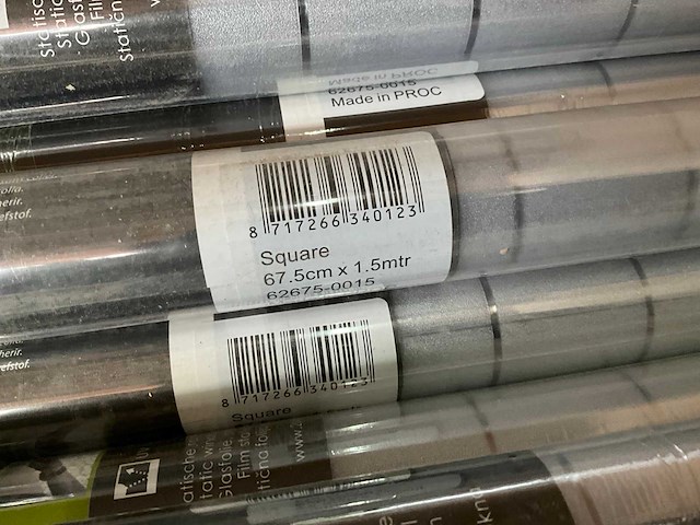 2lif rol statische raamfolie square 67,5 x 150 cm (65x) - afbeelding 4 van  6