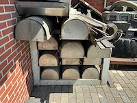 2m30 - inox - voerbak (11x) - afbeelding 1 van  1