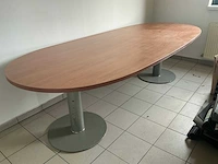 2m80 op 1m20 vergadertafel