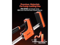 2pc's parallelle klemmen kaakopening 91,4 cm