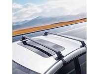 2pc's vergrendelbare dwarsbalken aluminium bagagedragerbelasting 70,3 kg - afbeelding 1 van  6