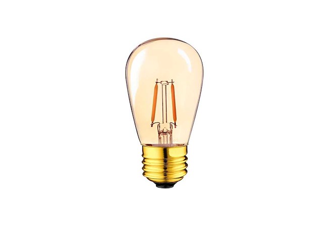 2w 2000k st45 amber filament shockproof led bulb (400x) - afbeelding 4 van  5