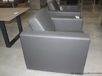 2x 1-zit donker bruin - afbeelding 2 van  2