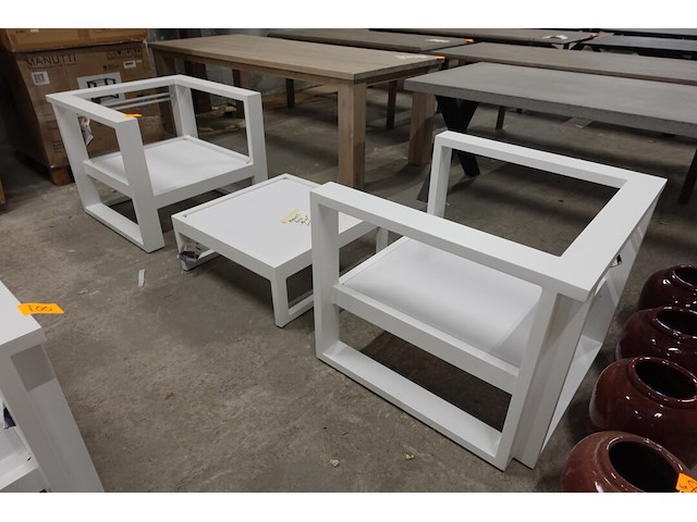 2x 1-zit + poef manutti fuse - afbeelding 1 van  3