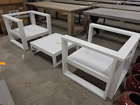 2x 1-zit + poef manutti fuse - afbeelding 1 van  3