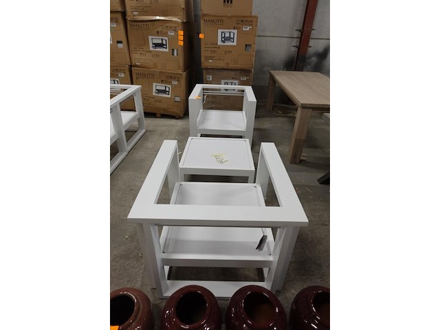 2x 1-zit + poef manutti fuse - afbeelding 2 van  3