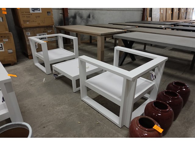 2x 1-zit + poef manutti fuse - afbeelding 1 van  3