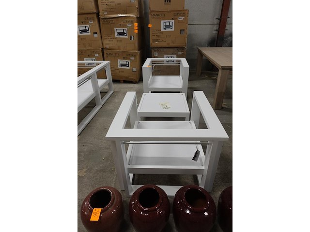 2x 1-zit + poef manutti fuse - afbeelding 2 van  3