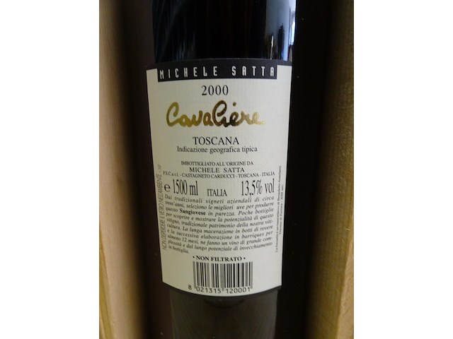 2x 150cl cavaliere michele satta 2000 - afbeelding 4 van  5