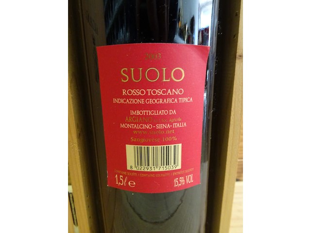2x 150cl suolo argiano 2003 - afbeelding 5 van  6