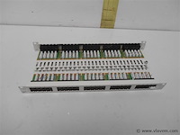 2x 19" patchpaneel rj45 50 poorten - afbeelding 1 van  1