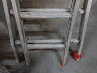 2x 2-delige alu ladder - afbeelding 4 van  5