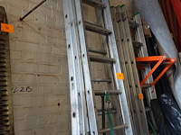 2x 2-delige alu ladder - afbeelding 3 van  6