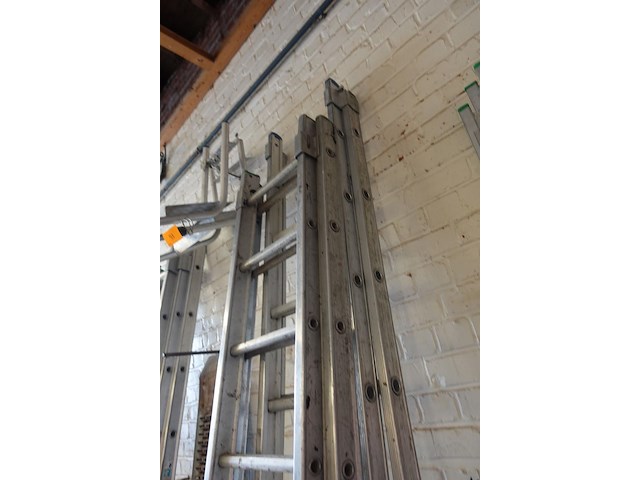 2x 2-delige alu ladder - afbeelding 4 van  6