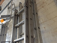 2x 2-delige alu ladder - afbeelding 4 van  6