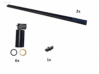 (2x) 2 meter railsysteem met 6 st railspot gu10... - afbeelding 9 van  14