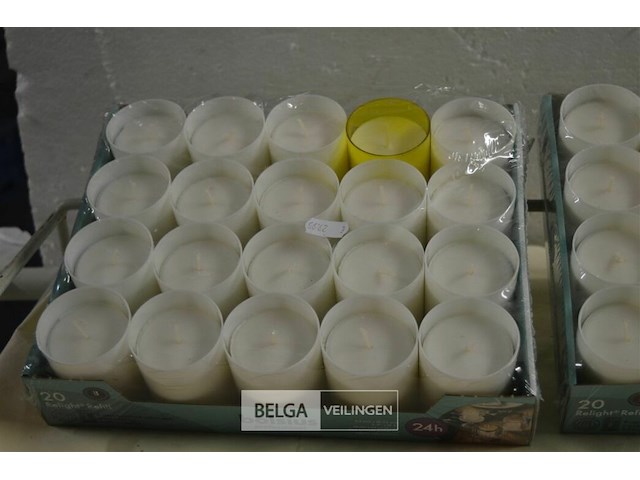 2x 20 kaarsen 64mm ø52mm - afbeelding 2 van  3