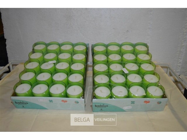 2x 20 kaarsen 64mm ø52mm - afbeelding 1 van  2