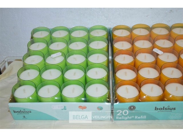 2x 20 kaarsen 64mm ø52mm - afbeelding 2 van  3