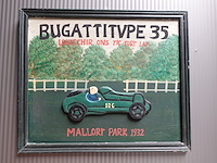 2x 3d relief houten wandbord - afbeelding 2 van  2