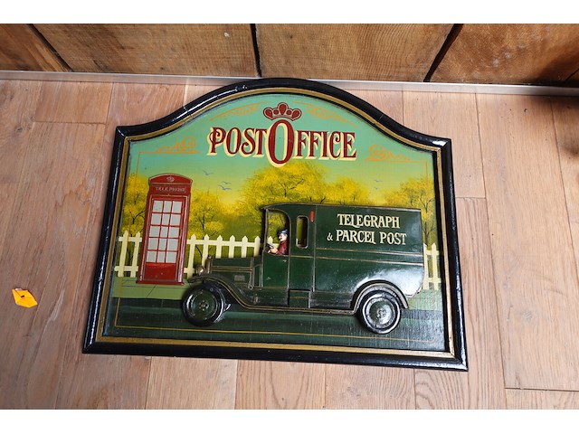2x 3d relief houten wandbord - afbeelding 3 van  3