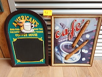 2x 3d relief houten wandbord - afbeelding 1 van  3