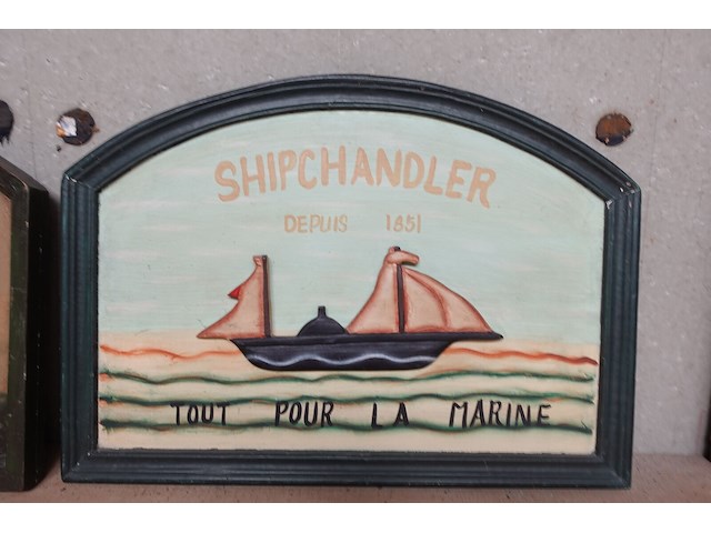 2x 3d relief houten wandbord - afbeelding 2 van  4
