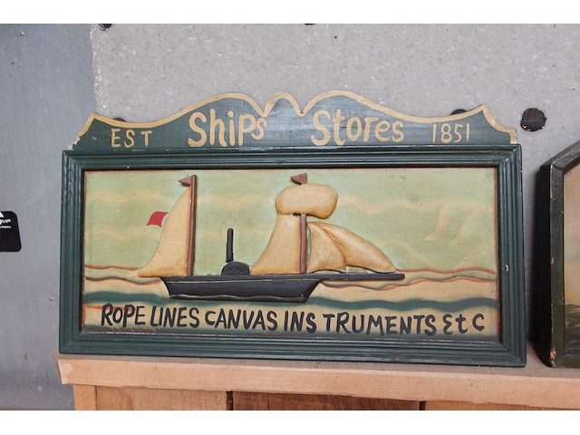 2x 3d relief houten wandbord - afbeelding 4 van  4