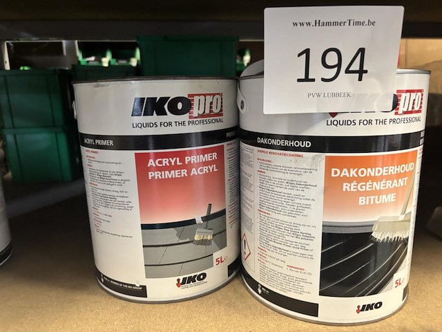 2x 5l iko pro dak-onderhoud - afbeelding 1 van  3