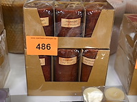 2x 6 kaarsen roodbruin - afbeelding 1 van  1
