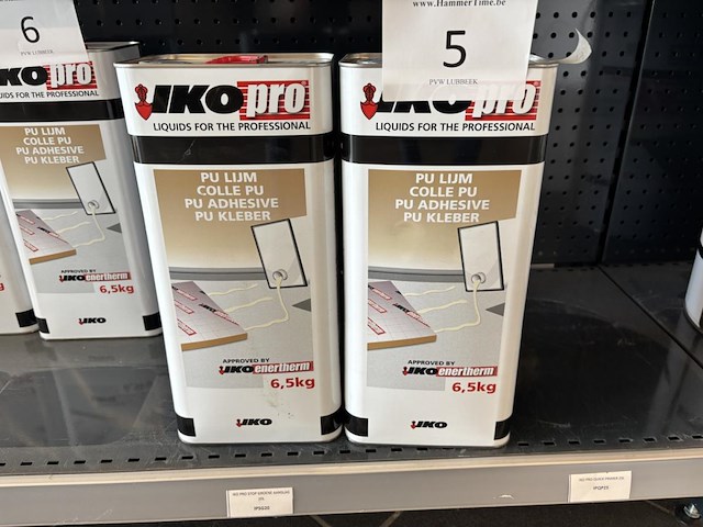 2x 6,5kg iko pro pu lijm - afbeelding 1 van  1