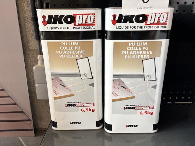 2x 6,5kg iko pro pu lijm - afbeelding 1 van  1