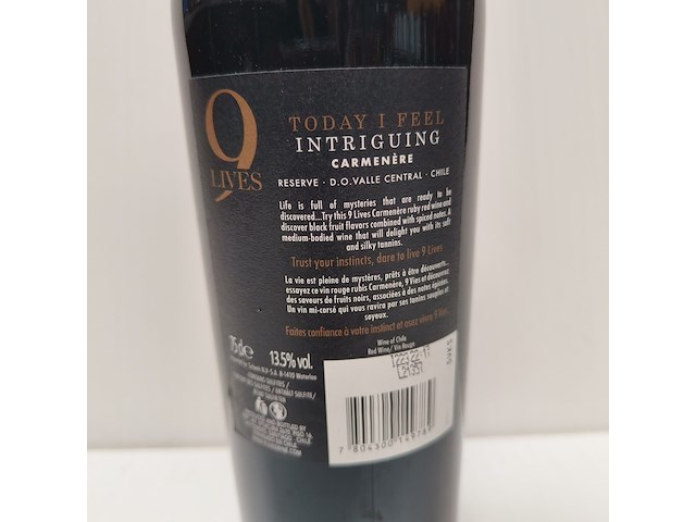 2x 75cl 9 lives intriguing - afbeelding 2 van  2