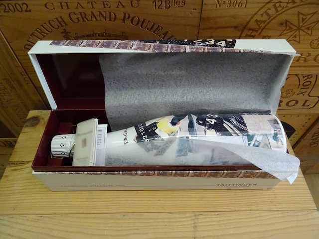 2x 75cl champagne taittinger rauschenberg - afbeelding 3 van  6