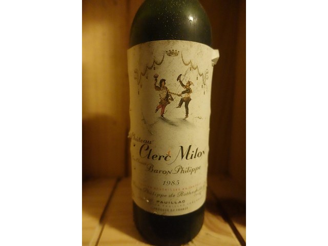 2x 75cl chateau clerc milon 1985 - afbeelding 2 van  3