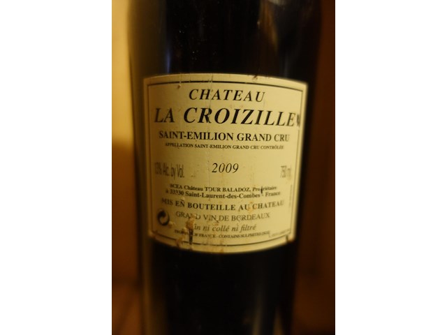 2x 75cl chateau la croizille saint-emilion grand cru 2009 - afbeelding 3 van  4