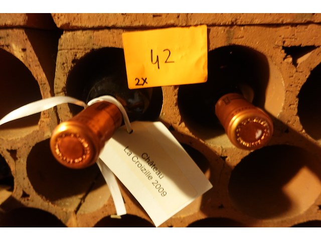 2x 75cl chateau la croizille saint-emilion grand cru 2009 - afbeelding 4 van  4