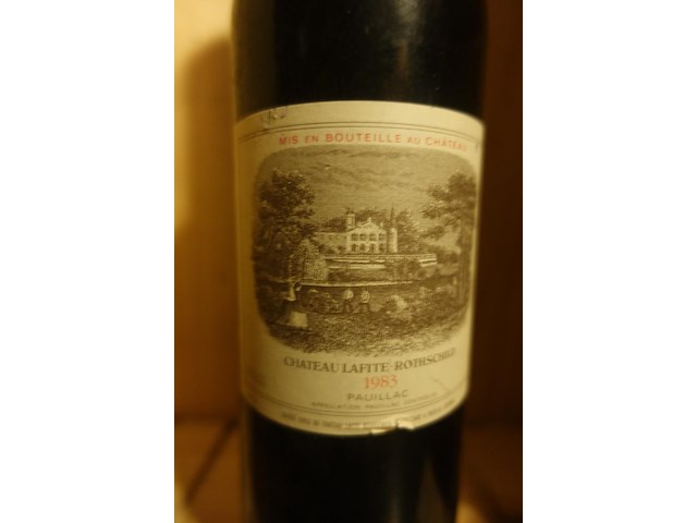 2x 75cl chateau lafite rotschild 1983 - afbeelding 2 van  2