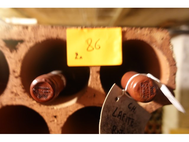 2x 75cl chateau lafite rotschilo 1985 - afbeelding 3 van  3